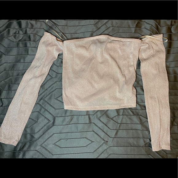 sparkly pink crop - Picture 2 of 2